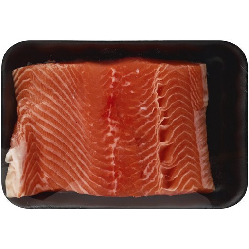 slide 1 of 1, Farmed-Raised Boneless Salmon Fillet, per lb