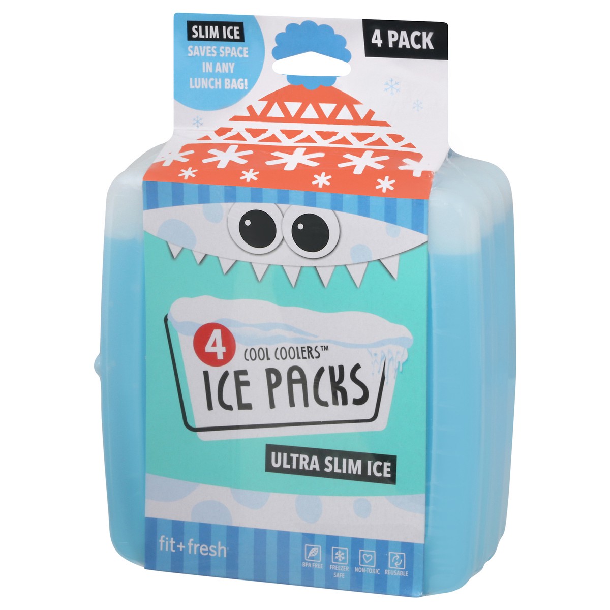 slide 4 of 9, Cool Coolers Ultra Slim Ice Packs 4 ea, 4 ct