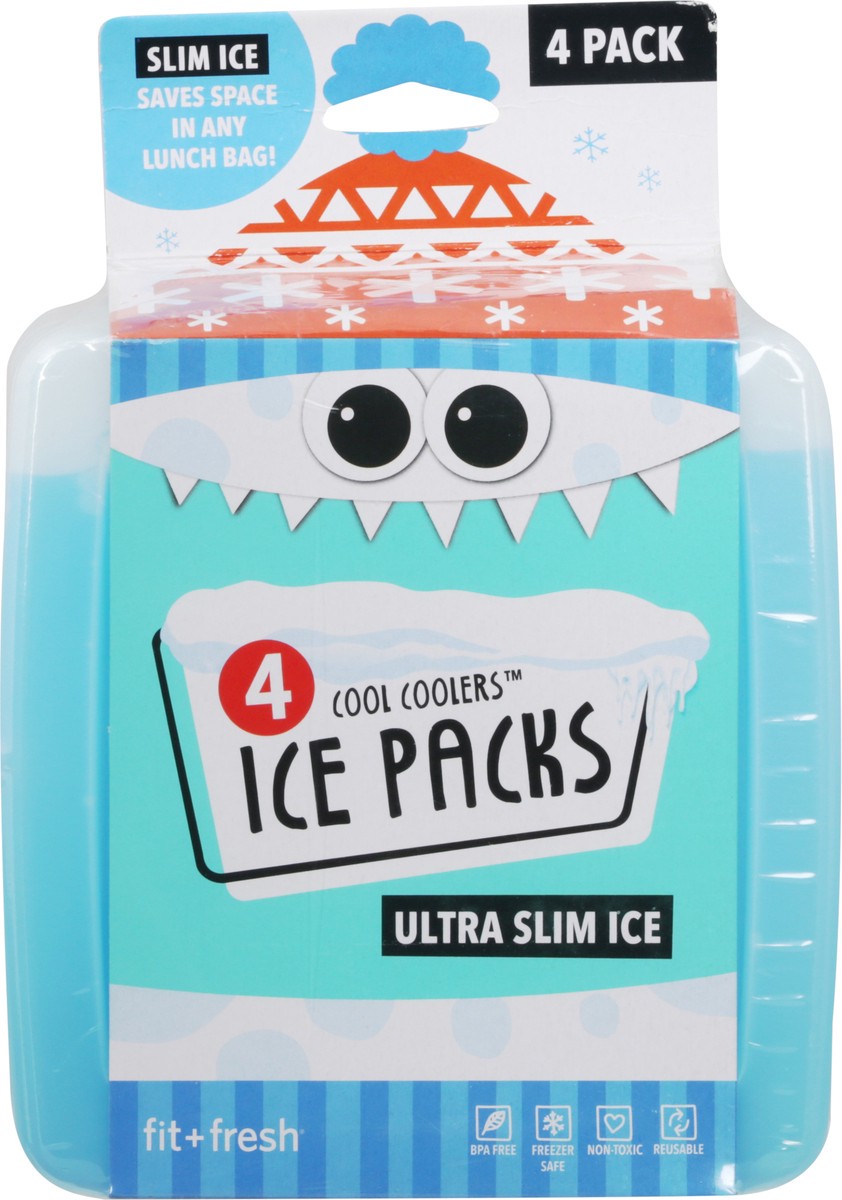 slide 3 of 9, Cool Coolers Ultra Slim Ice Packs 4 ea, 4 ct