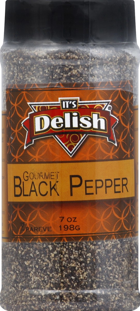slide 1 of 2, It's Delish Black Pepper 7 oz, 7 oz