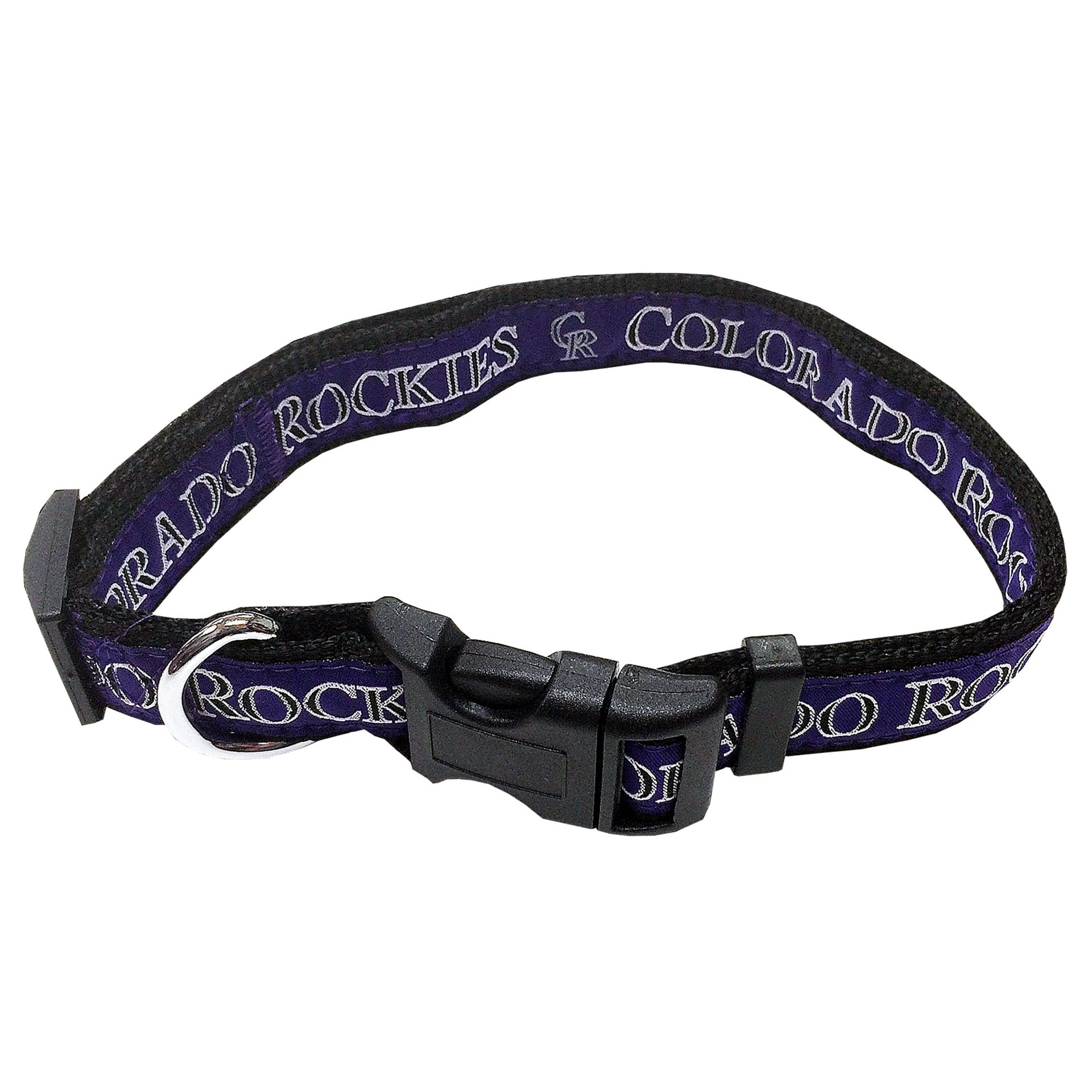 slide 1 of 1, Pets First Colorado Rockies MLBDog Collar, LG