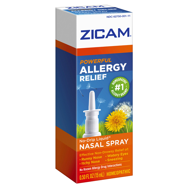 slide 1 of 1, Zicam Powerful Allergy Relief Nasal Spray 0.5 oz, 0.50 fl. oz