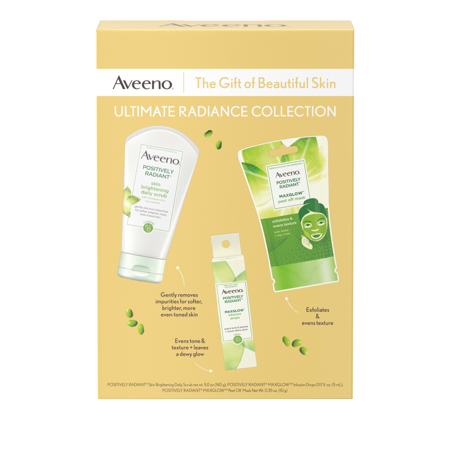 slide 1 of 1, Aveeno Ultimate Radiance Collection Gift Pack, 1 ct