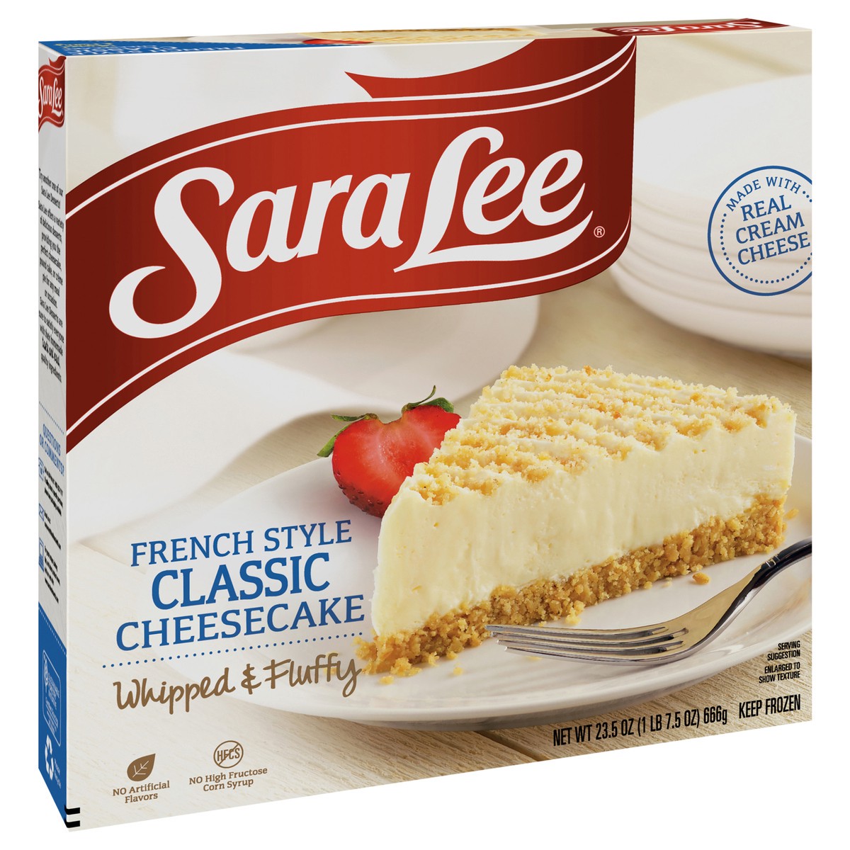 slide 12 of 13, Sara Lee French Style Cheesecake 7" Classic 23.5oz, 23.5 oz