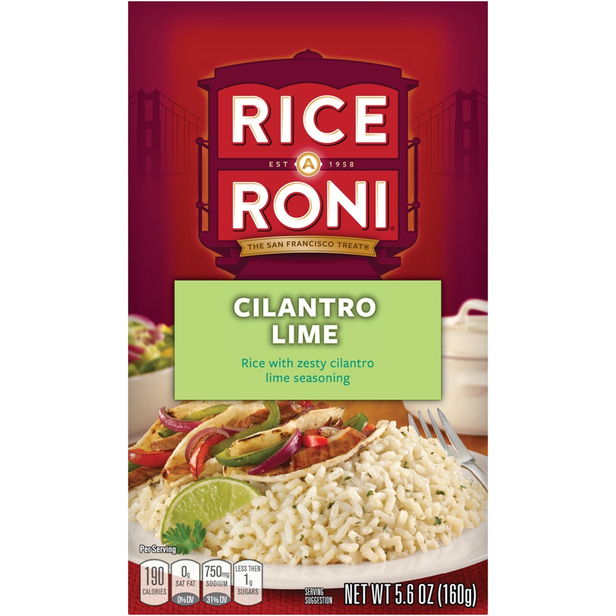 slide 1 of 1, Rice-A-Roni Cilantro Lime Rice, 5.6 oz