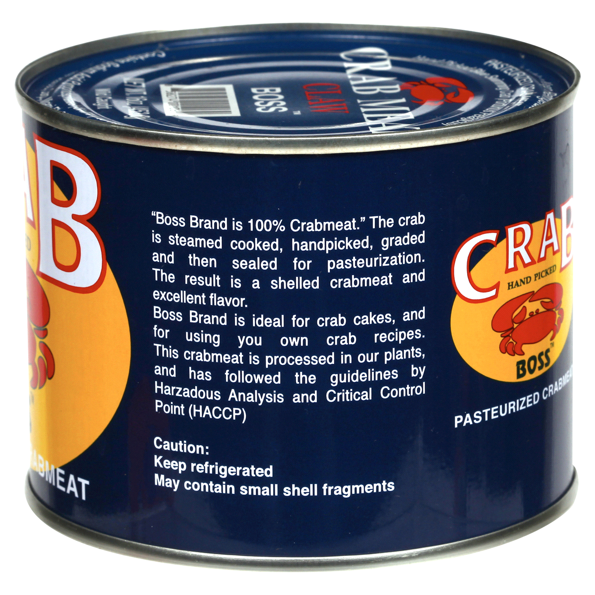 slide 3 of 5, Boss Handpick Pasteurized Crab Meat, Claw, 16 oz