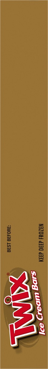 slide 9 of 9, TWIX Ice Cream Bars Vanilla Caramel Chocolate Cookie Dessert Bar Individually Wrapped, 5 Pack, 9.65 fl oz