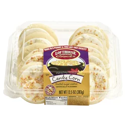 LoftHouse Frosted Sugar Cookies, Candy Corn, 13.5 oz., 10 ct.