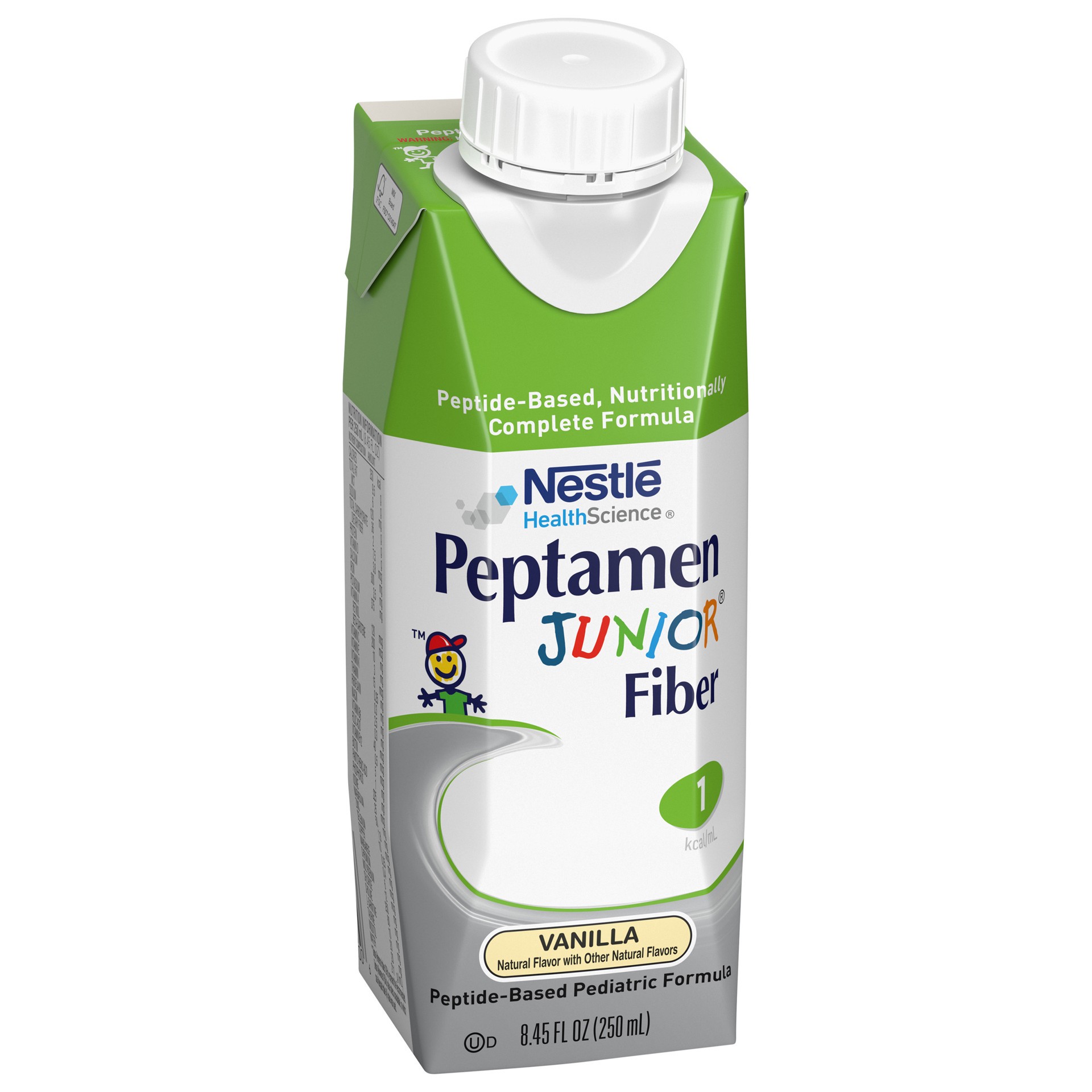 slide 4 of 5, PEPTAMEN JUNIOR FIBER Vanilla 8.45 fl. oz. Carton, 8.45 fl oz