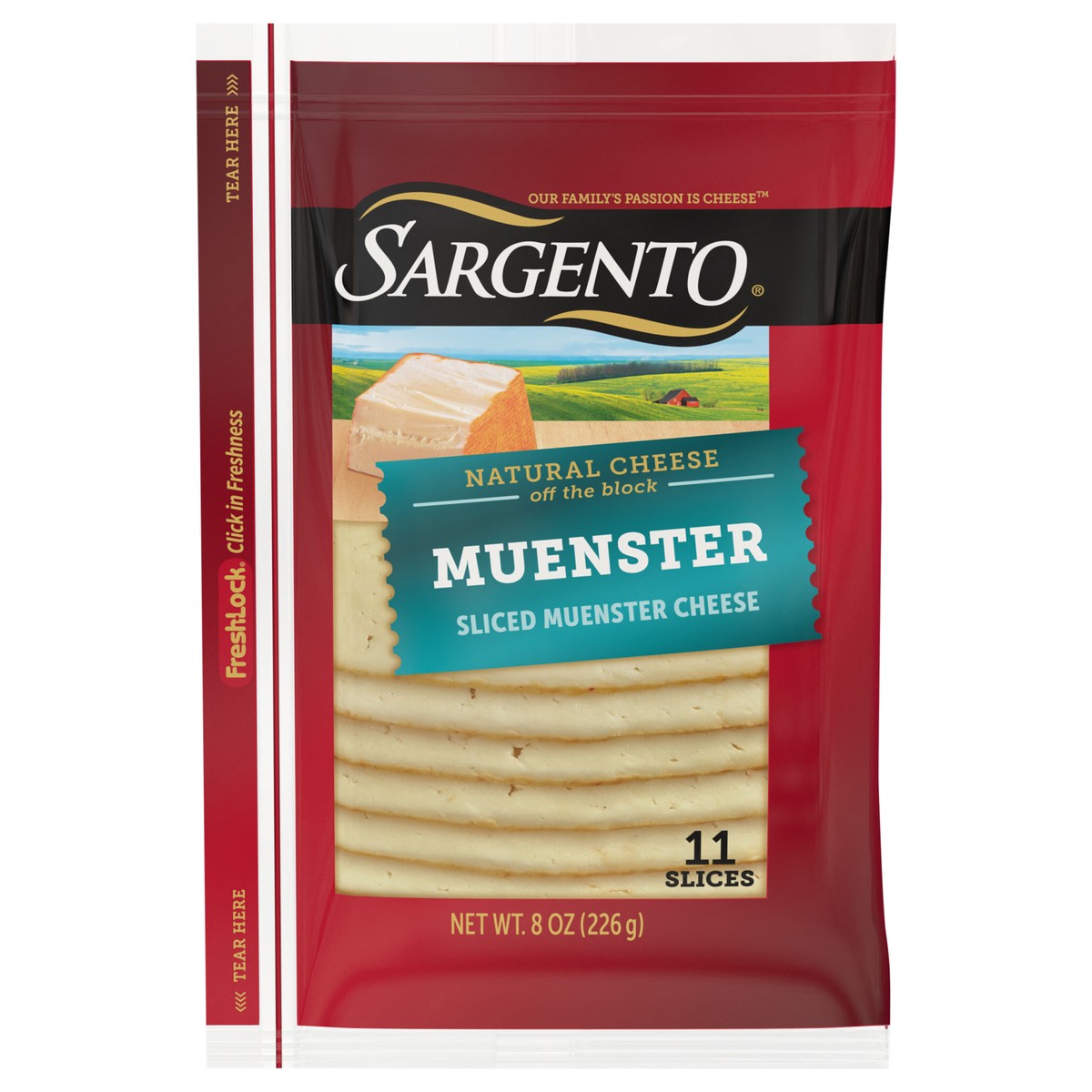 slide 1 of 5, Sargento Natural Muenster Cheese 11 ea, 11 ct