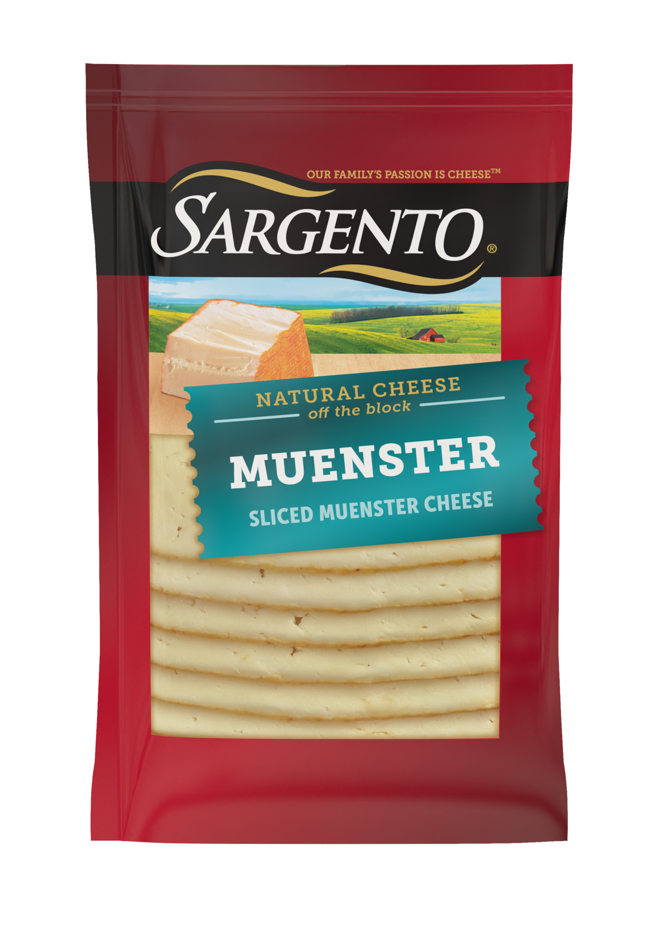 slide 1 of 5, Sargento Sliced Muenster Natural Cheese, 8 oz., 11 slices, 8 oz