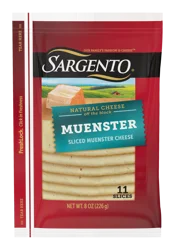 Sargento Natural Muenster Cheese 11 ea