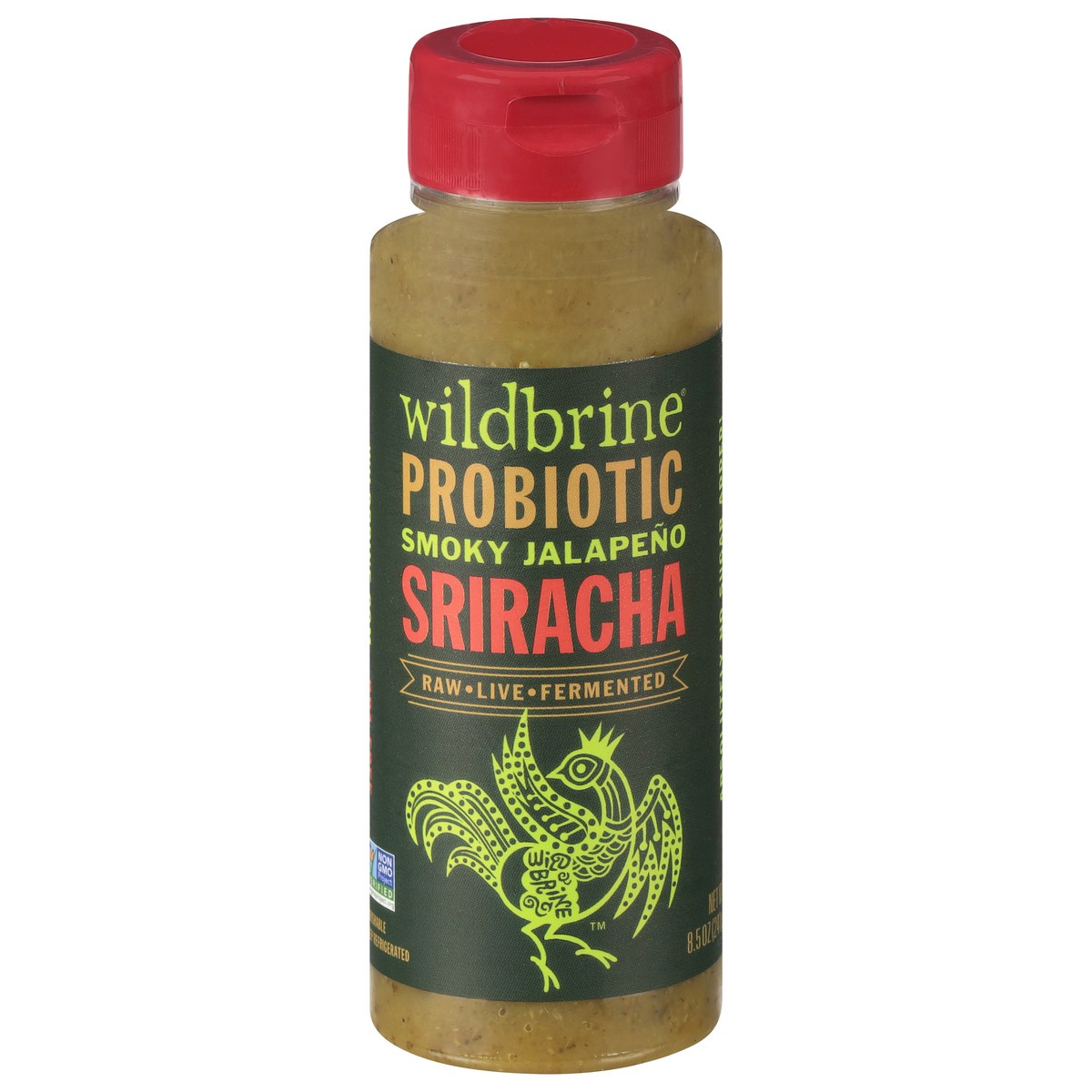 slide 1 of 2, Wildbrine Probiotic Smoky Jalapeno Sriracha 8.5 oz, 8.5 oz