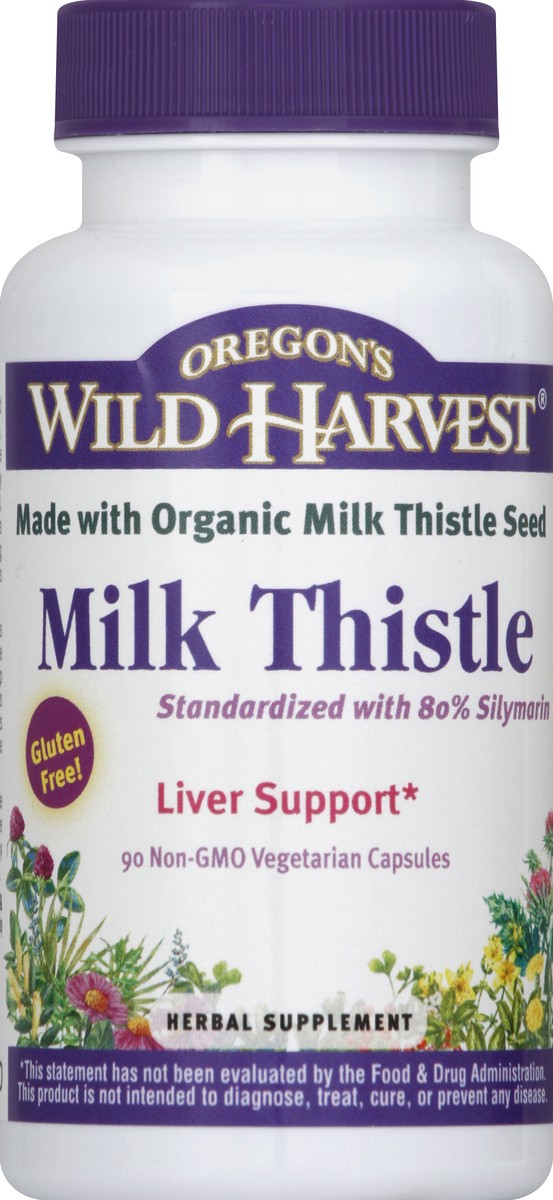 slide 2 of 2, Oregon's Wild Harvest Milk Thistle 90 ea, 90 ct