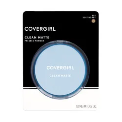 Covergirl Clean Matte Pressed Powder Soft Honey 555, 10 g 0.35 oz
