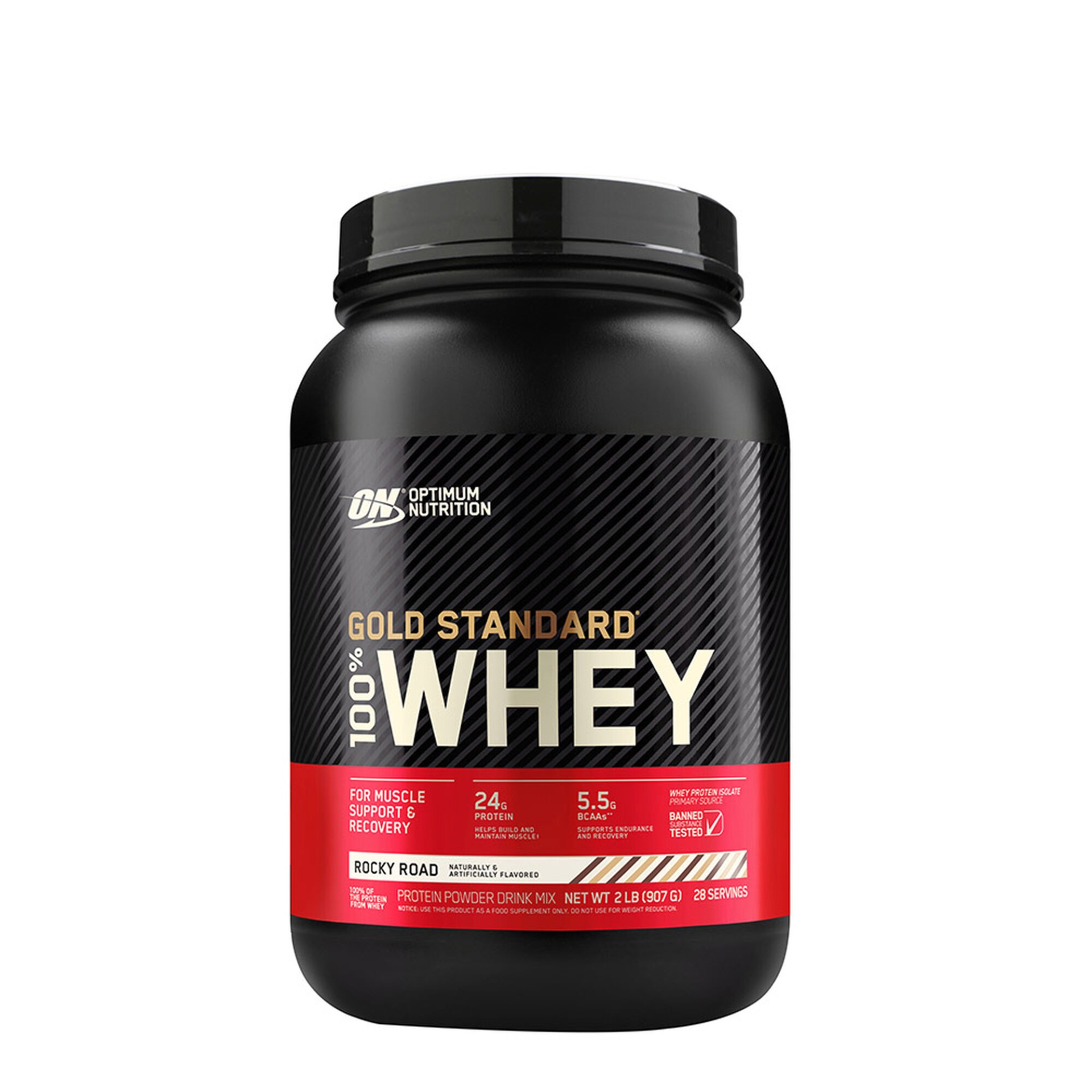 slide 1 of 1, Optimum Nutrition Gold Standard 100% Whey - Rocky Road, 2 lb