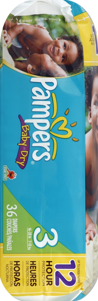 slide 3 of 7, Pampers Diapers , 36 ct
