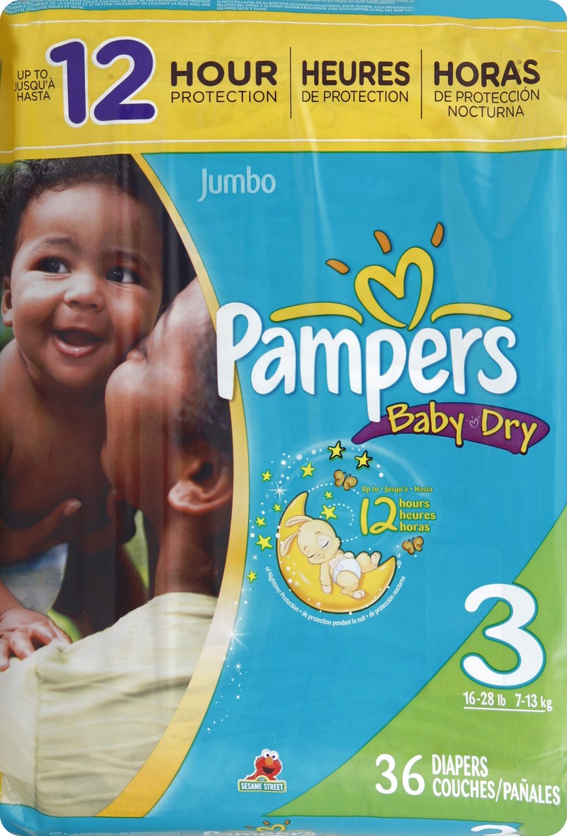 slide 2 of 7, Pampers Diapers 36 ea, 36 ct