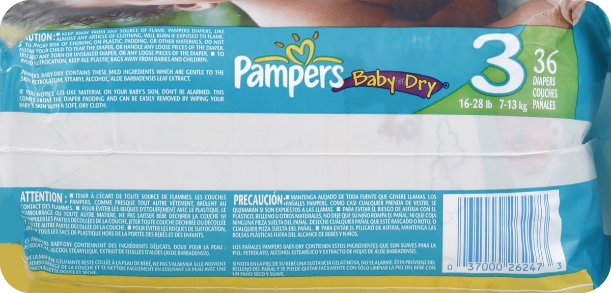 slide 4 of 7, Pampers Diapers 36 ea, 36 ct