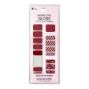 slide 1 of 1, Dashing Diva Gloss Ultra Shine Holiday Nail Gel Strips Peppermint Marvel, 32 ct