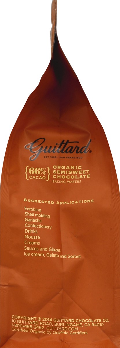 slide 3 of 4, Guittard Organic Semisweet Chocolate Baking Wafers, 