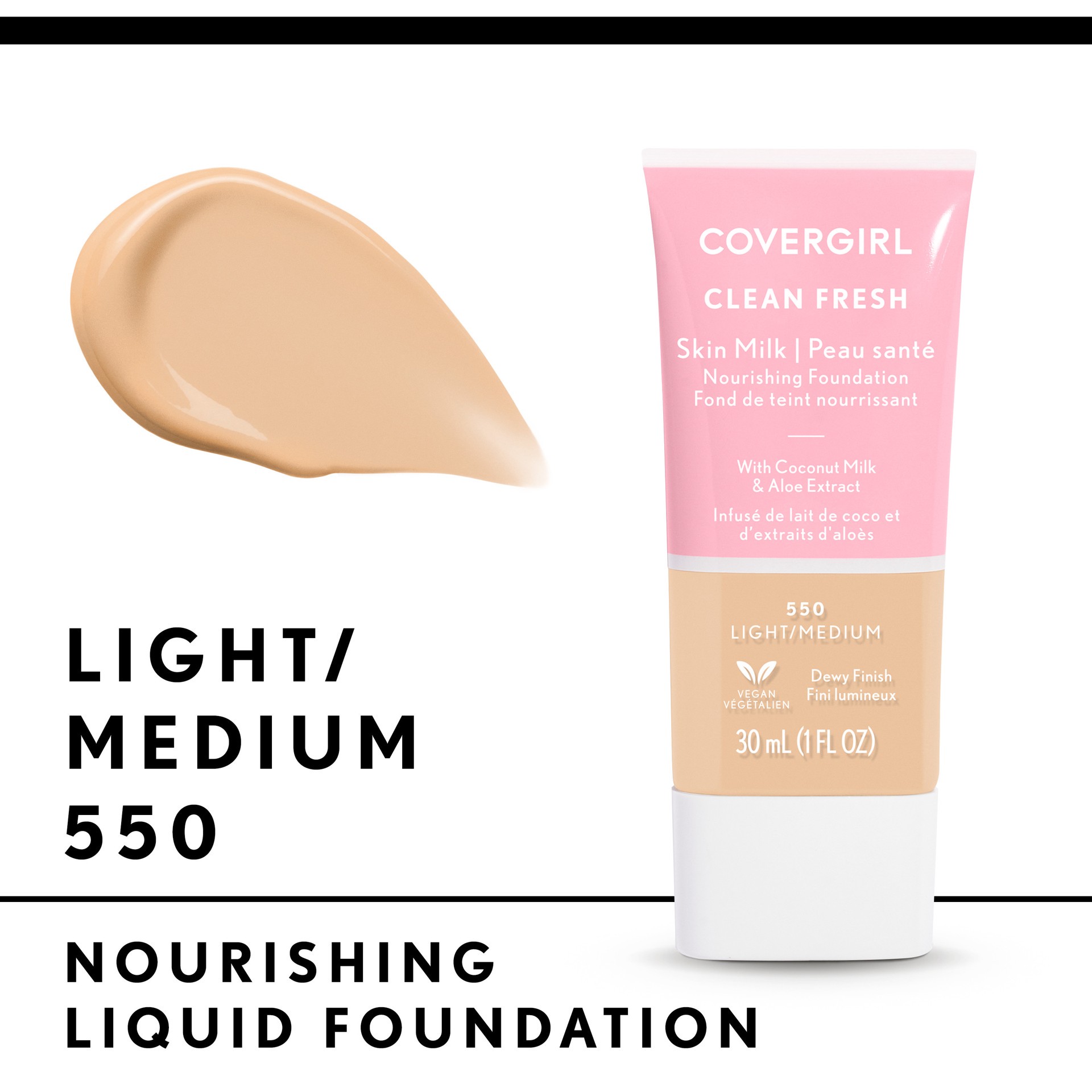 slide 1 of 1, Covergirl COVERGIRL Clean Fresh Skin Milk, Light/Medium, 30 ml