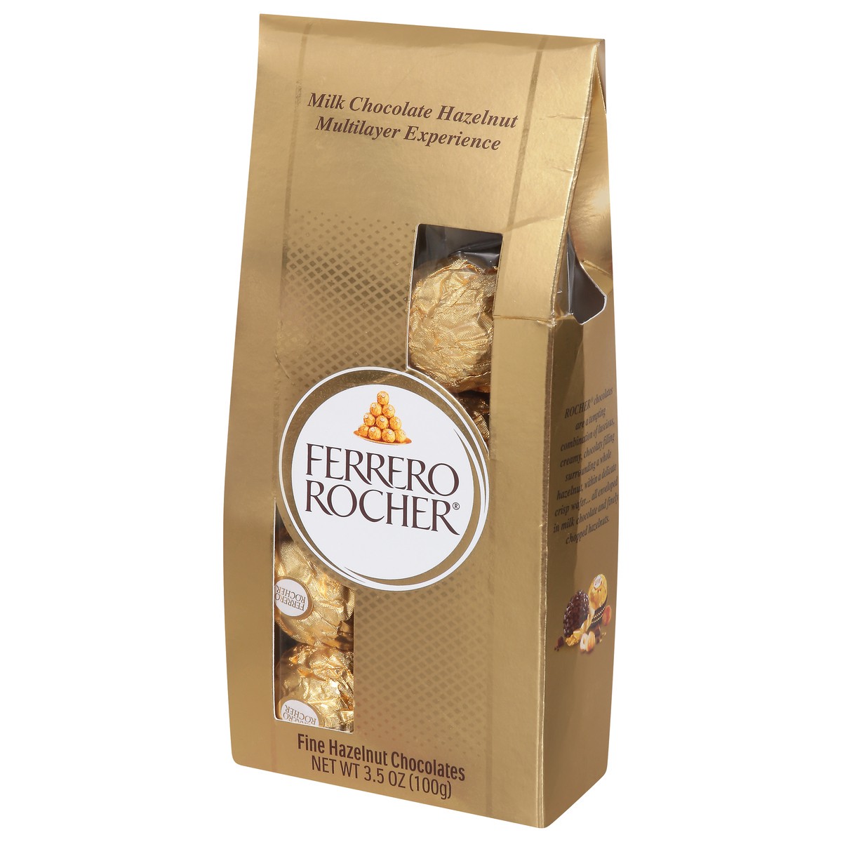 slide 13 of 14, Ferrero Rocher Fine Hazelnut Chocolates - 3.5 oz, 3.5 oz