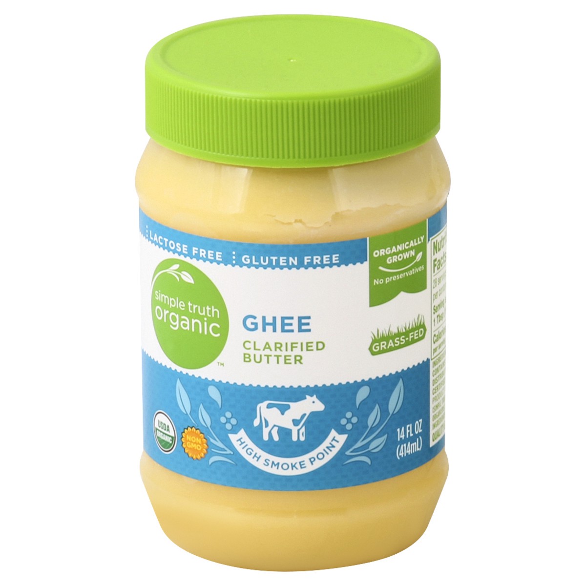 slide 3 of 3, Simple Truth Organic Ghee Clarified Butter, 14 fl oz