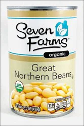 Seven Farms Organic Great Northern Beans 15.5 oz