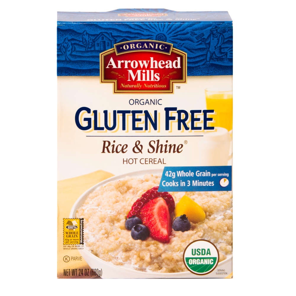 slide 1 of 1, Arrowhead Mills Organic Gluten Free Rise & Shine Hot Cereal, 24 oz