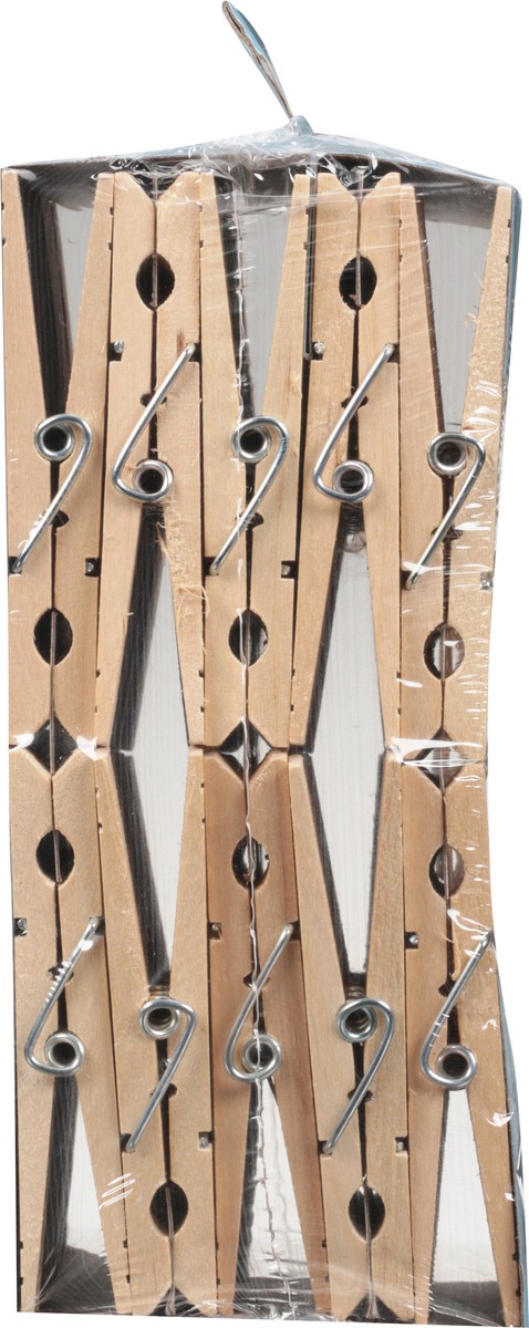 slide 10 of 12, Whitmor Witmor Wood Clothespins, 100 ct