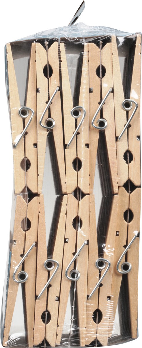 slide 11 of 12, Whitmor Witmor Wood Clothespins, 100 ct