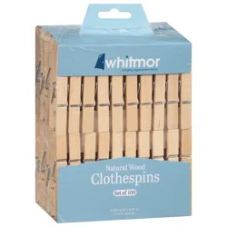 Whitmor Witmor Wood Clothespins