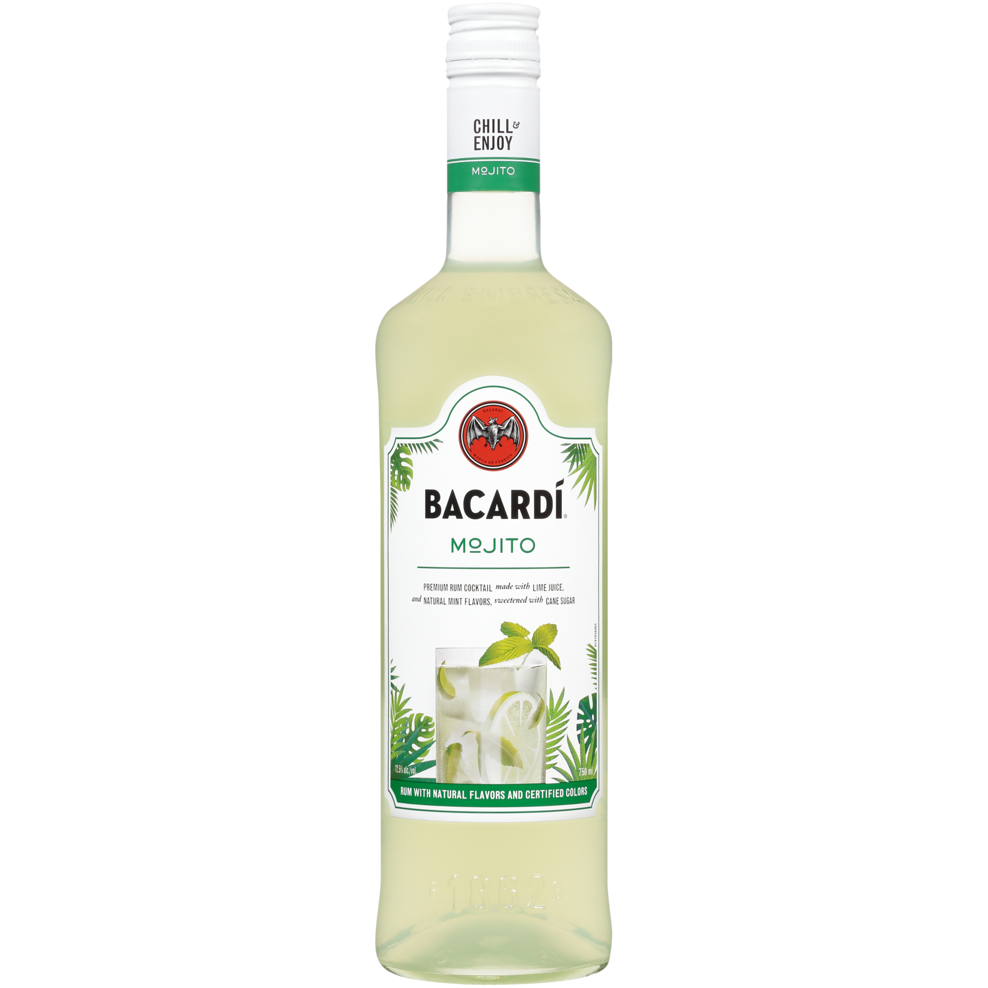 slide 1 of 1, Bacardí Bacardi Classic Cocktails Mojito 15% 75Cl/750Ml, 750 ml