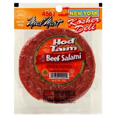 slide 1 of 1, Meal Mart Beef Salami, 6 oz