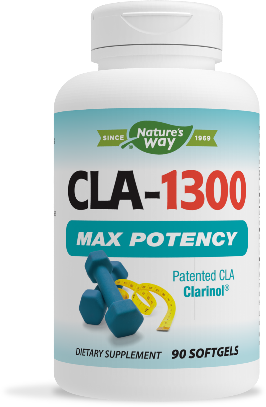 slide 1 of 1, Nature's Way CLA-1300 Max Potency Patented CLA Clarinol, 90 Softgels, 90 ct