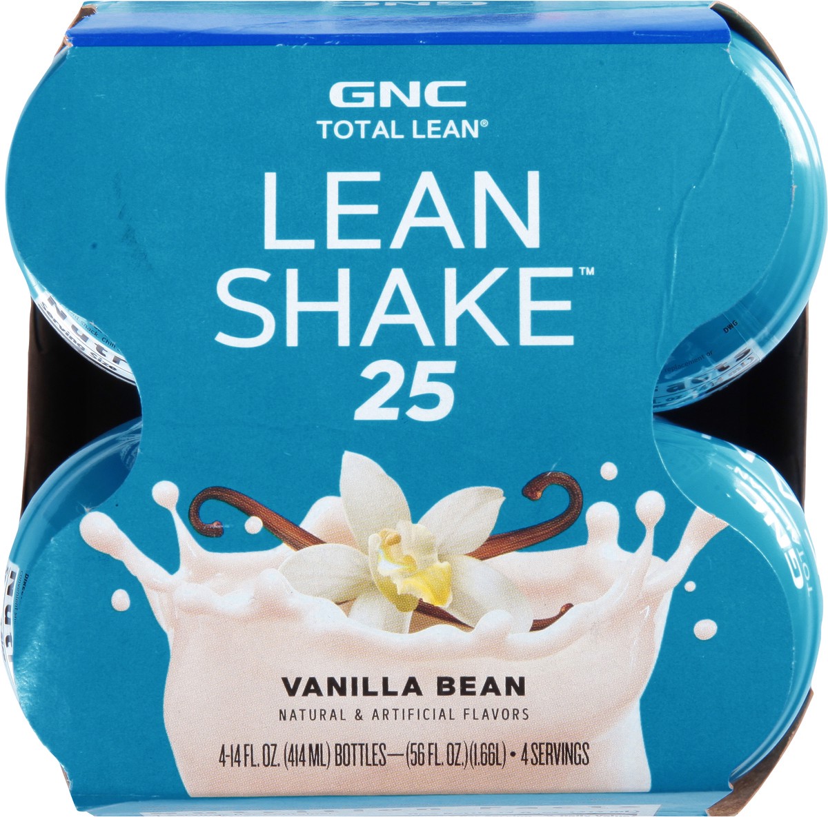 slide 12 of 12, GNC Total Lean Vanilla Bean Lean Shake 25 4 - 14 fl oz Bottles, 4 ct