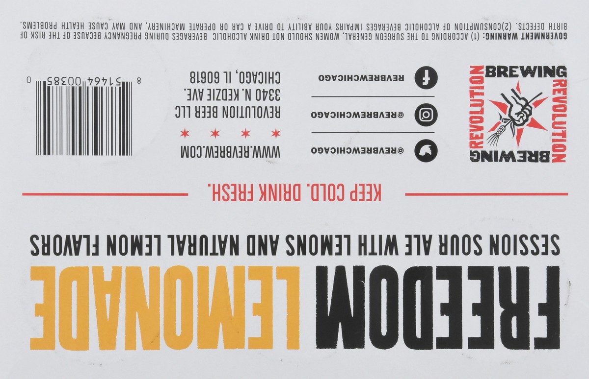 slide 3 of 11, Revolution Brewing Lemonade Sour Ale, 6 ct; 12 oz