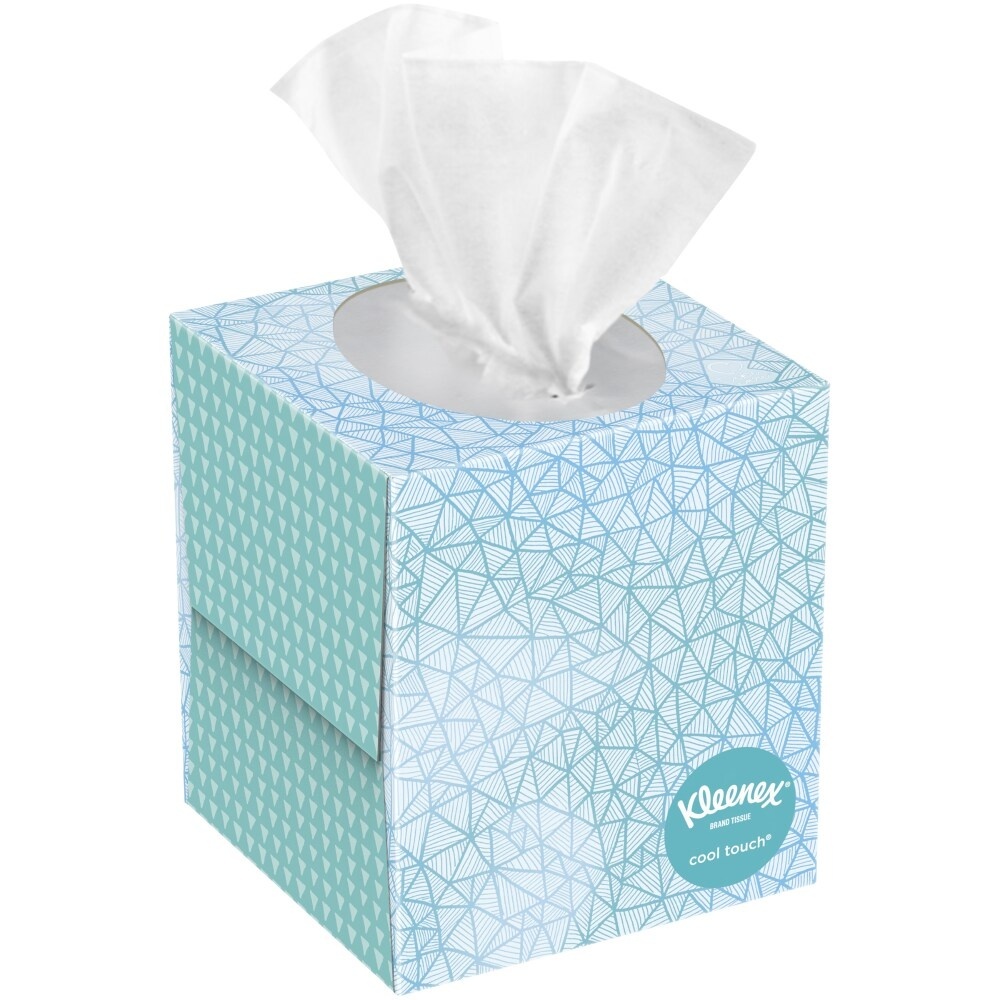 slide 1 of 2, Kleenex Cool Touch Facial Tissue, 50 ct