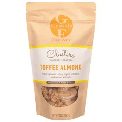 Granola Factory Clusters Toffee Almond Snackable Granola