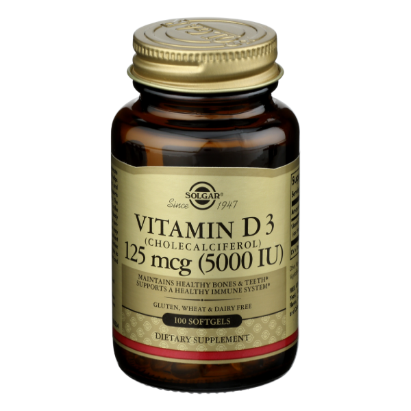 slide 1 of 1, Solgar Vit D3 5000Iu, 1 ct