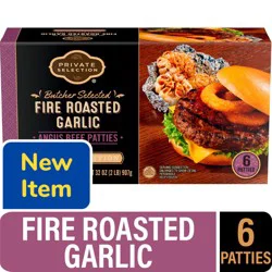 Private Selection® Fire Roasted Garlic Angus Beef Patties