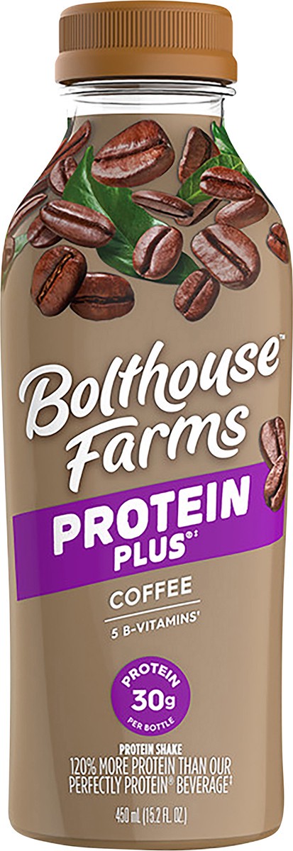 slide 3 of 5, Bolthouse Farms Blended Coffee Protein Plus Shake, 15.2 fl oz