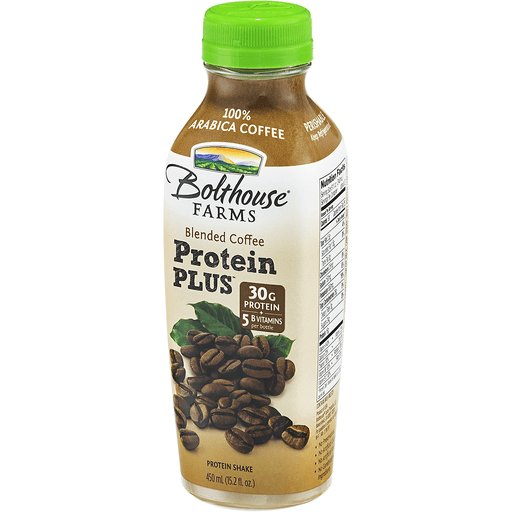 slide 5 of 18, Bolthouse Farms Protein Plus Shake - Blended Coffee, 15.2 oz