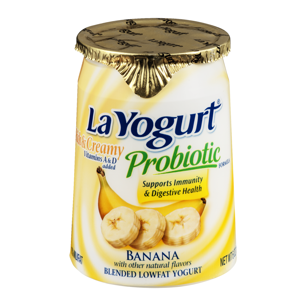slide 1 of 6, La Yogurt Rich & Creamy Banana, 6 oz