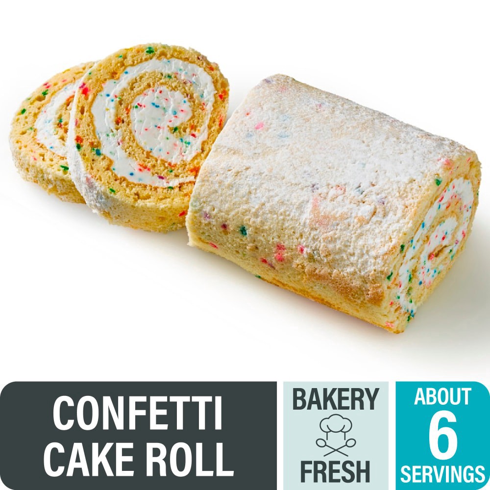 slide 1 of 1, Bakery Fresh Confetti Cake Roll, 18 oz