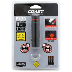 Coast PX20 Dual Color LED Flashlight
