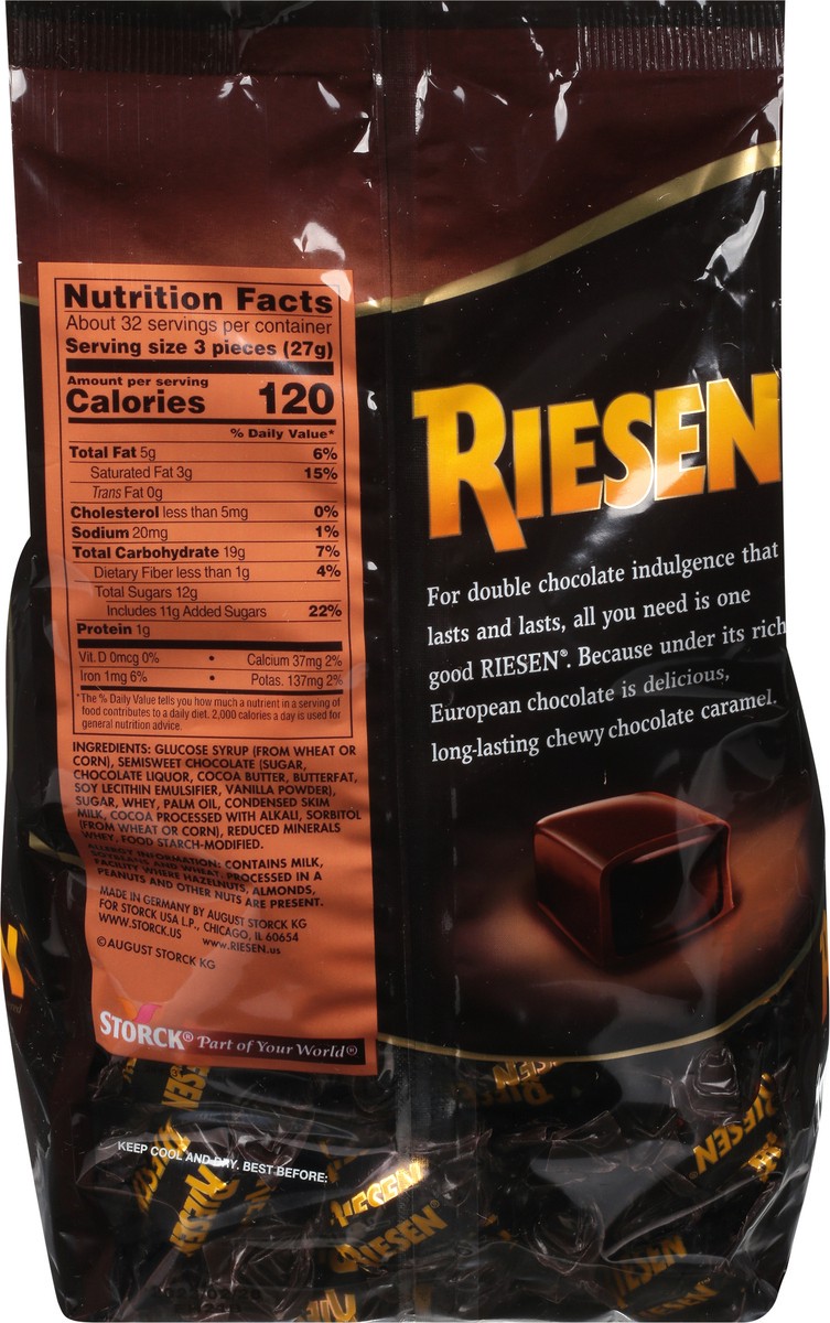 slide 13 of 13, Storck Riesen Chewy Chocolate Caramel Candy 30 oz, 30 oz