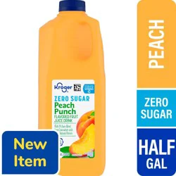 Kroger® Zero Sugar Peach Punch Flavored Fruit Juice Drink