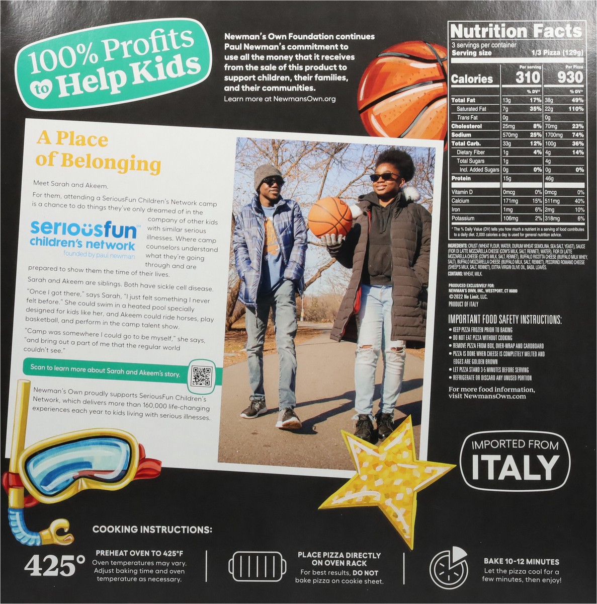 slide 2 of 14, Newman's Own Stone-Fired Crust Quattro Formaggi Pizza 13.6 oz, 13.6 oz